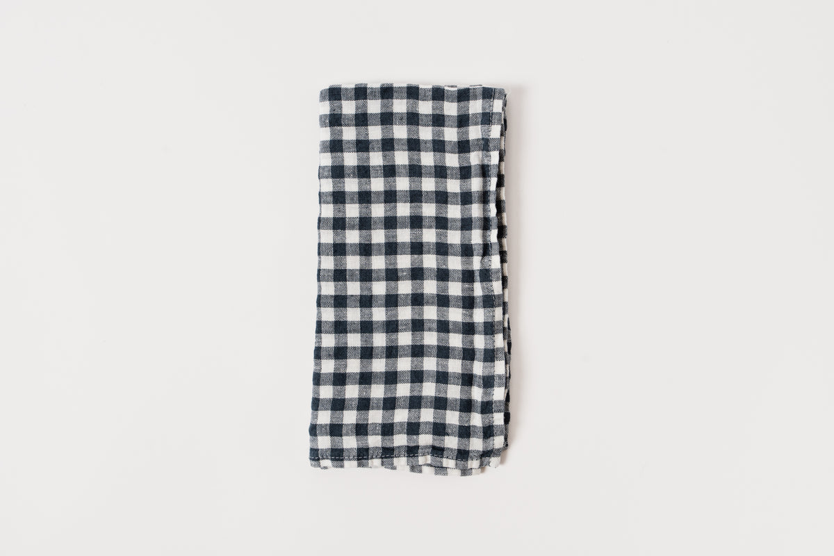 Anthracite Gingham Napkin