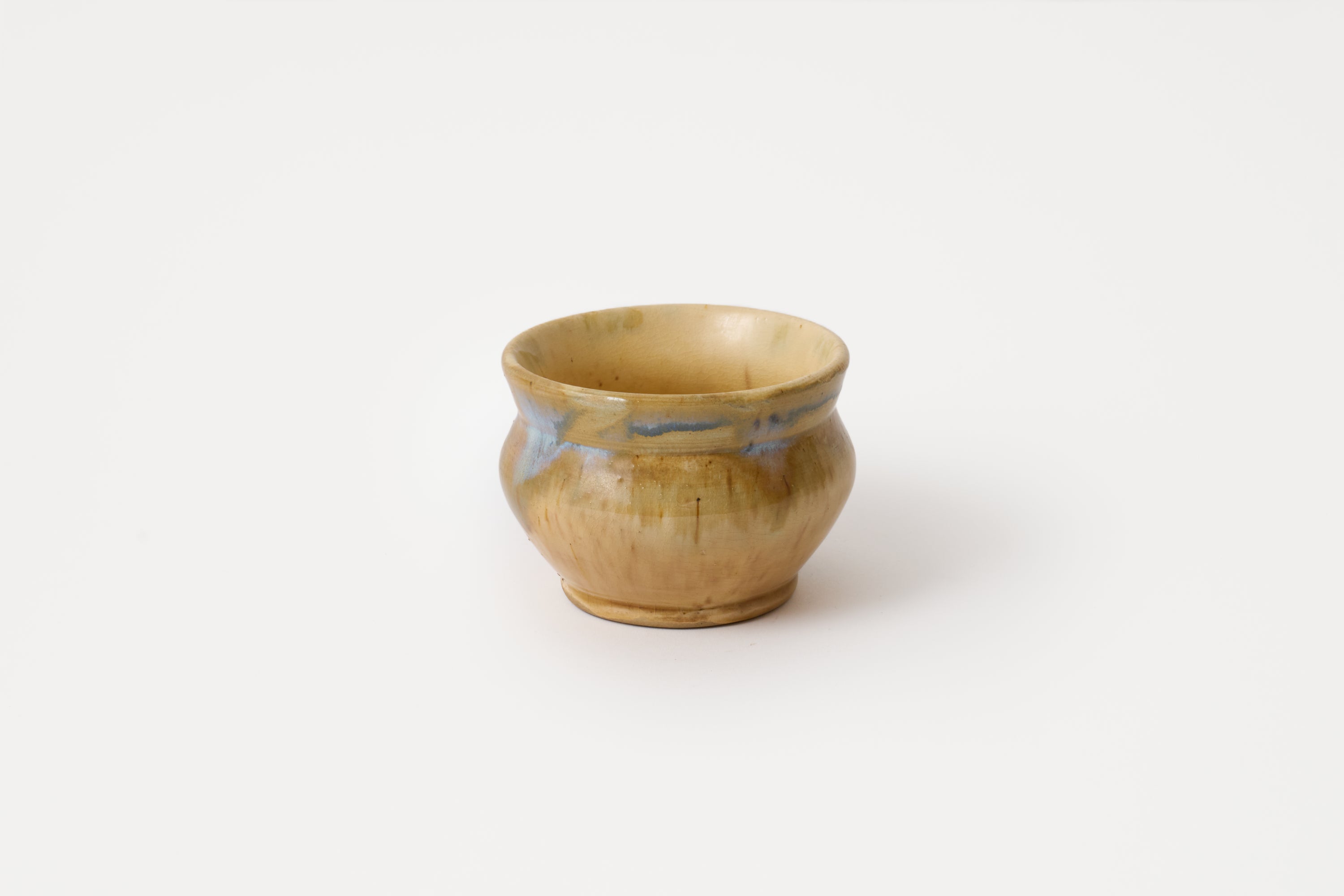 European Studio Ceramic Vase in Sand Shades