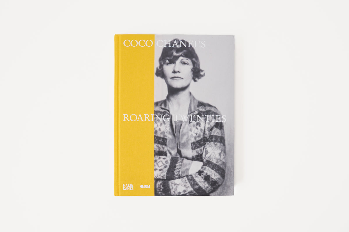 Book cover with a portrait of a woman and text on a yellow and gray background