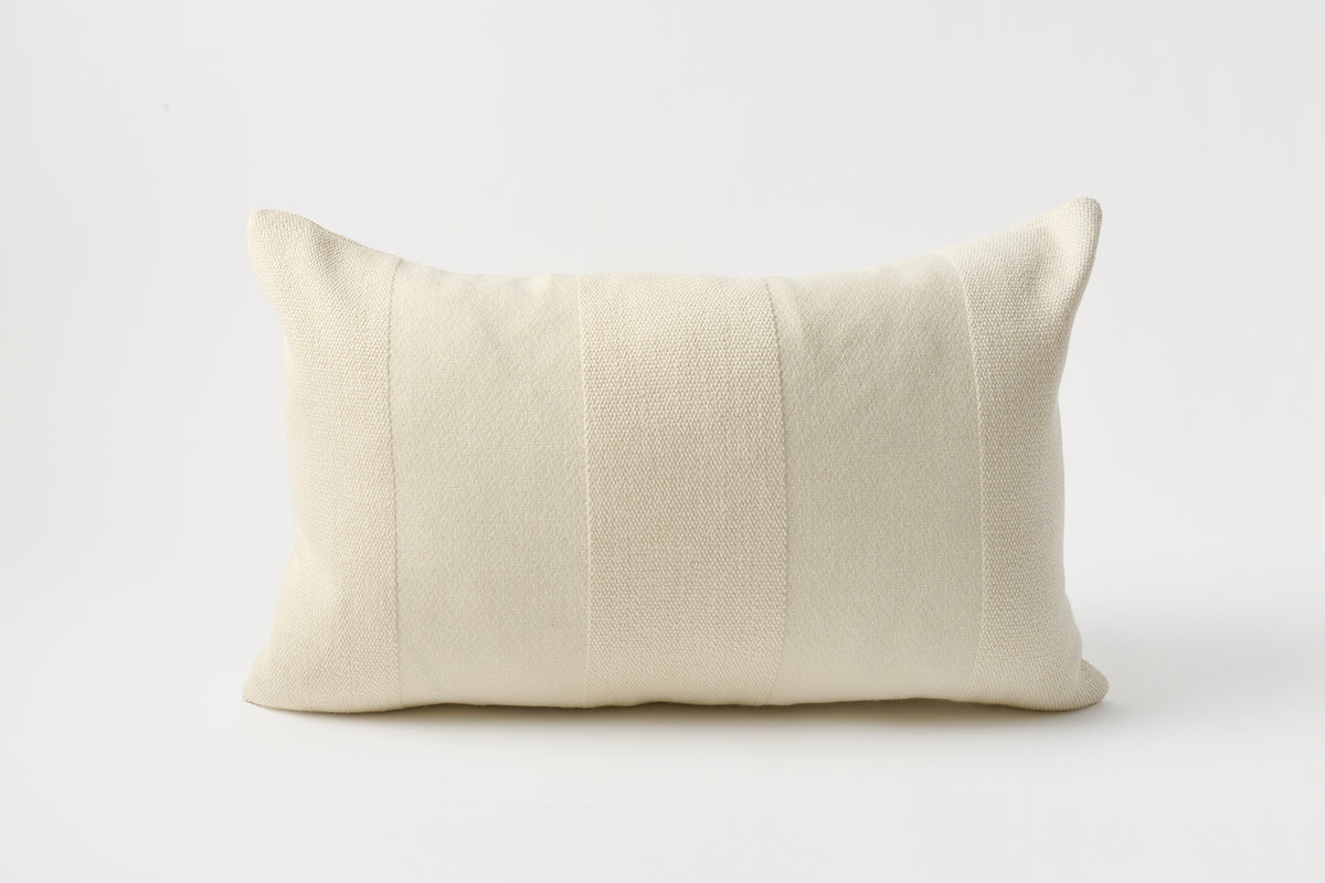 White pillow on a white background
