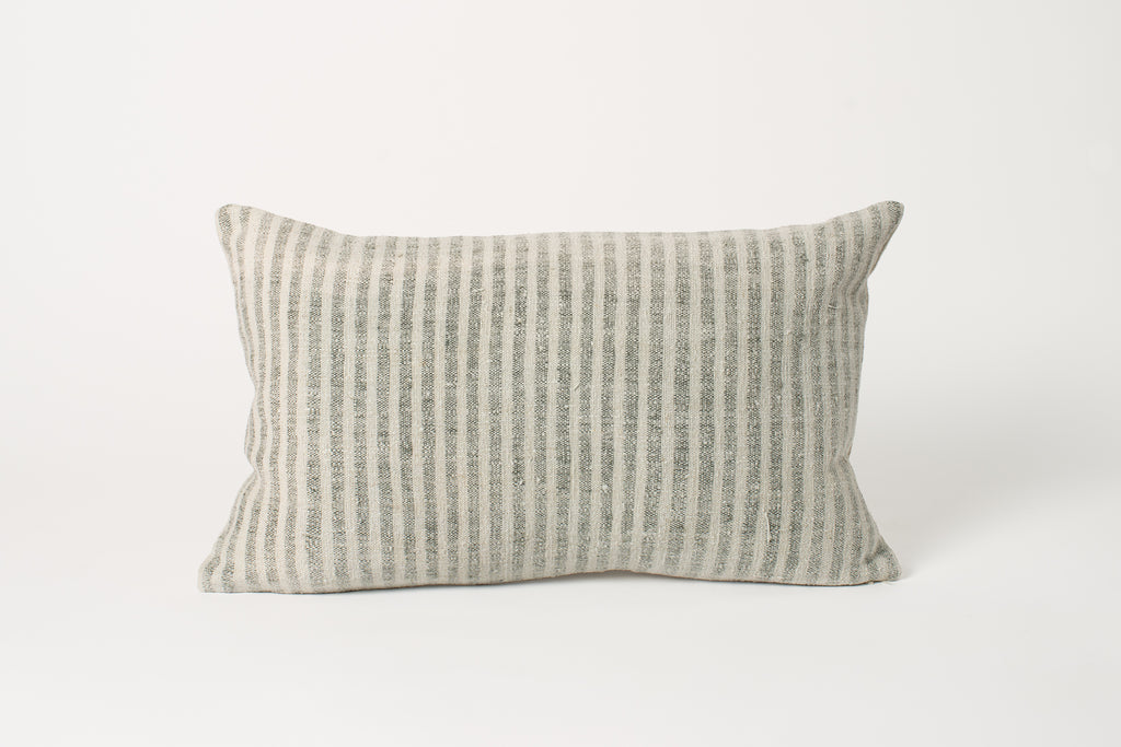Vintage Grain Sack Pillow 12 x 20 I