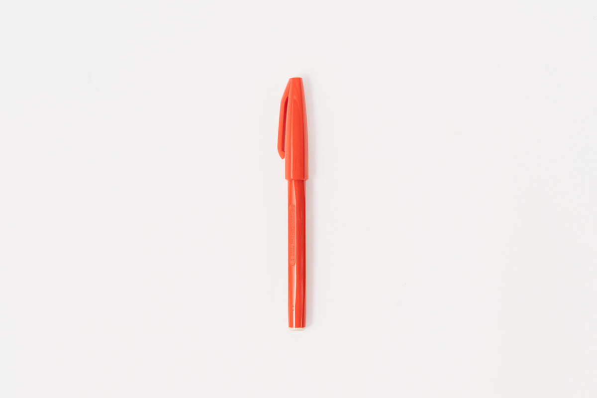 Sign Pen Pentel Rouge