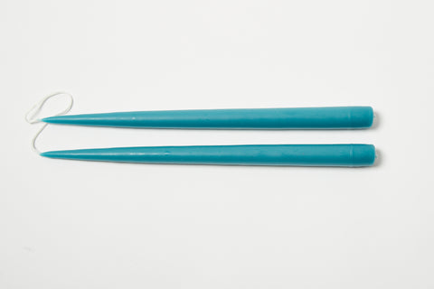 Antique Blue 13" Taper Candle