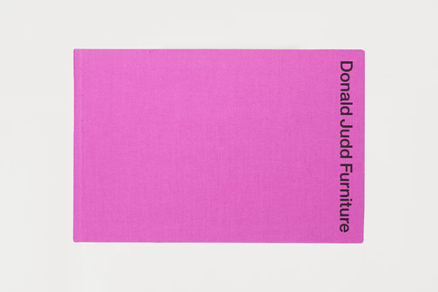 Donald Judd Furniture