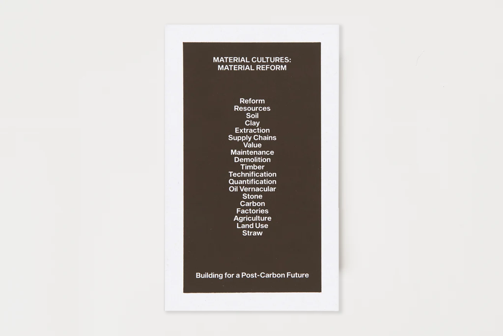 Material Reform