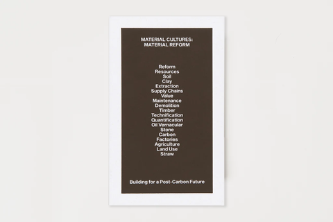 Material Reform