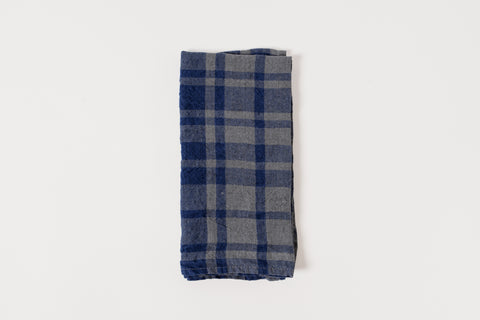 Blue Plaid Napkin