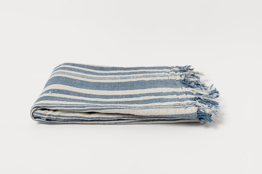 Stripe Indigo Bath Towel