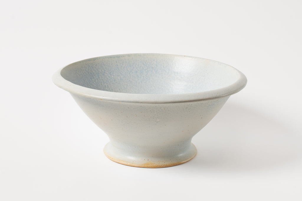 Light Blue Ash Pedestal Bowl