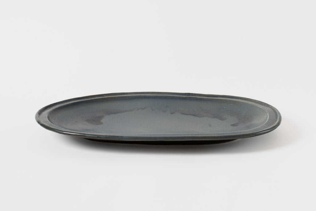 Navy Oval Platter