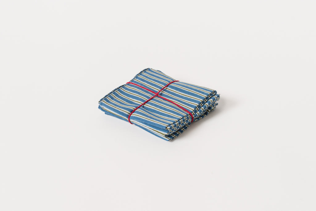 Lila Pétrole Set of 4 Napkins