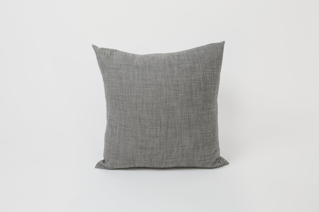 Grey Melange Vintage Cloth 18 x 18 Pillow