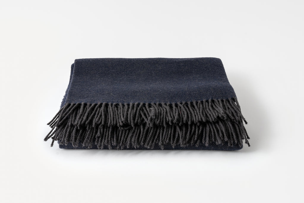 Slate Navy Throw