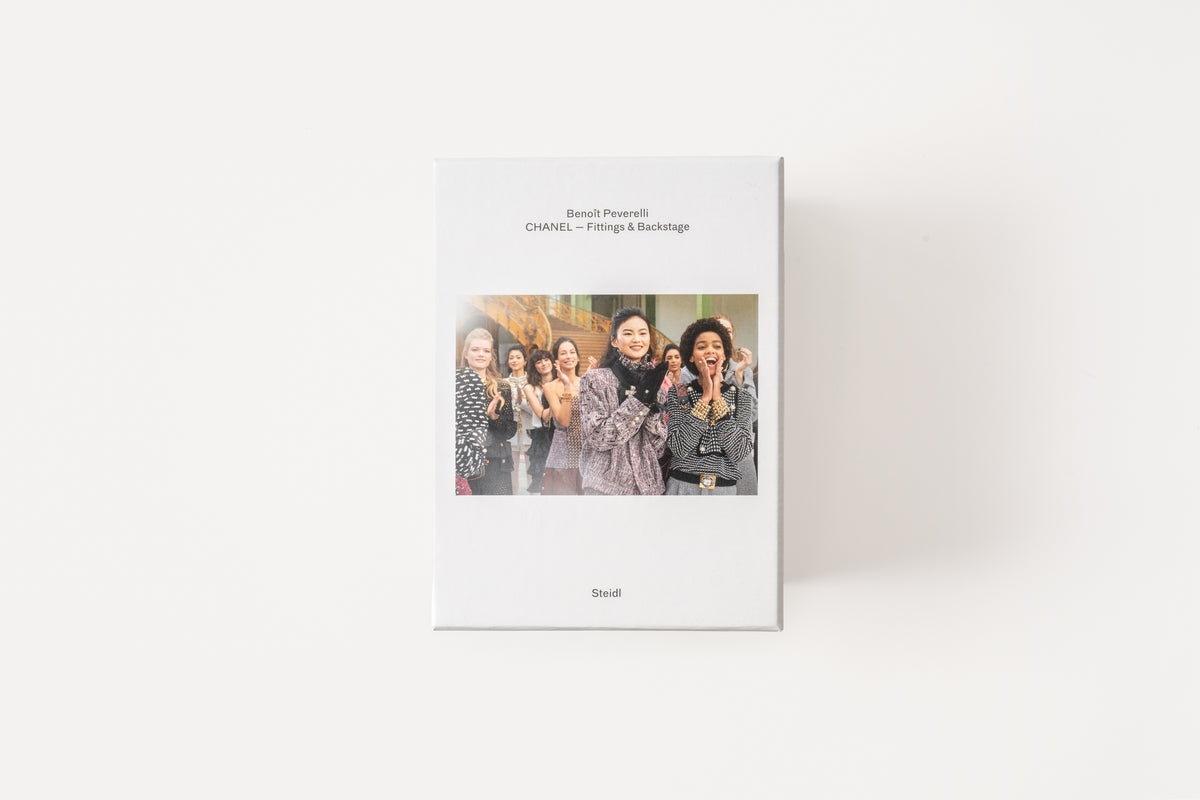 Book titled 'Benoit Peverelli CHANEL - Fittings & Backstage' 