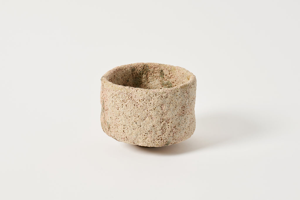 Fairy Bower Spring Chawan - Green Chains