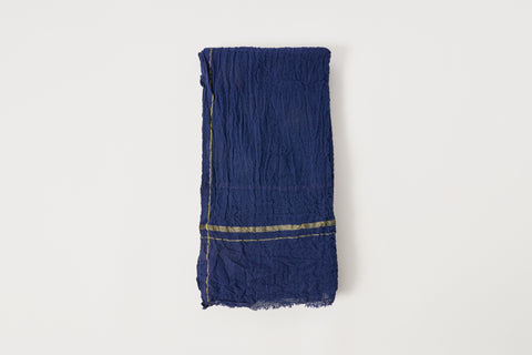 Blue Wrinkled Tablecloth
