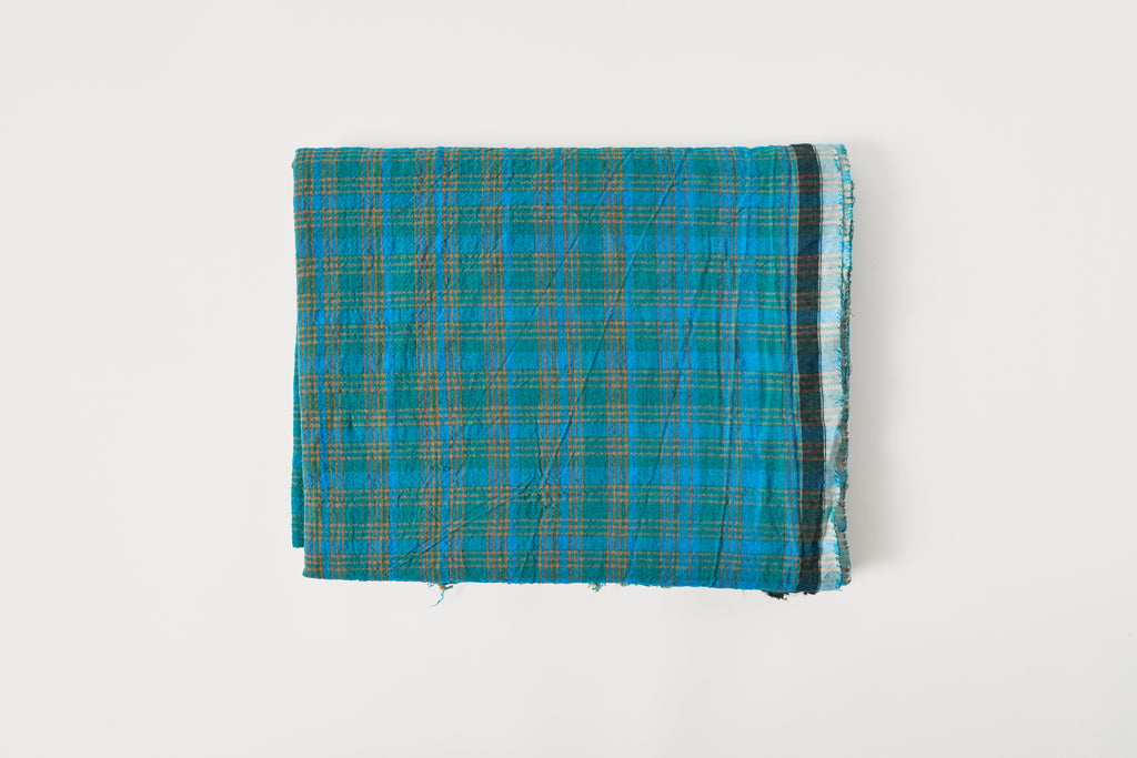 Large Towel in Blue/Green