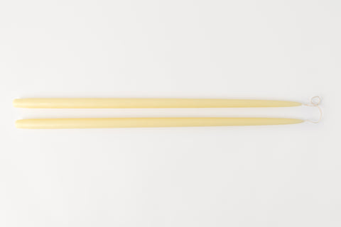 24" Taper Candle - Lemon Chiffon