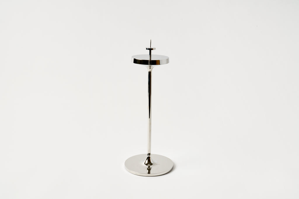 Embassy Stainless Steel Candlestick - Small