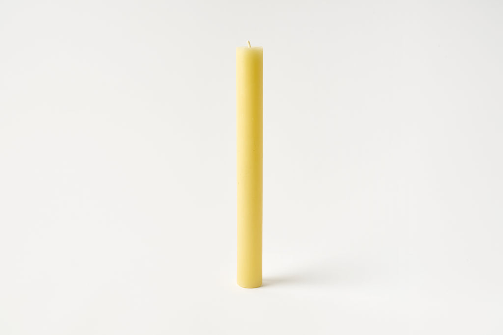 Beeswax Pillar Candle 12"