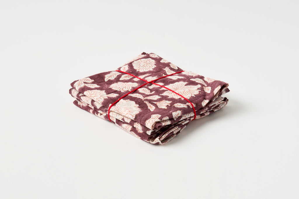 Iris Paisley Set of 4 Napkin
