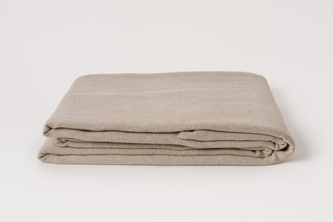 Linen Coverlet in Flax - King