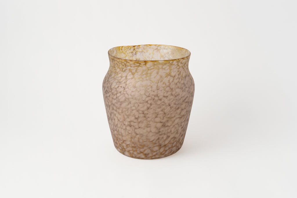 Frosted Glass Vase Textured, Jumbo A.