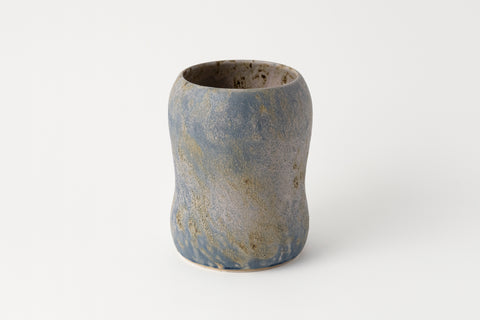 Multi Fired Blue Vase