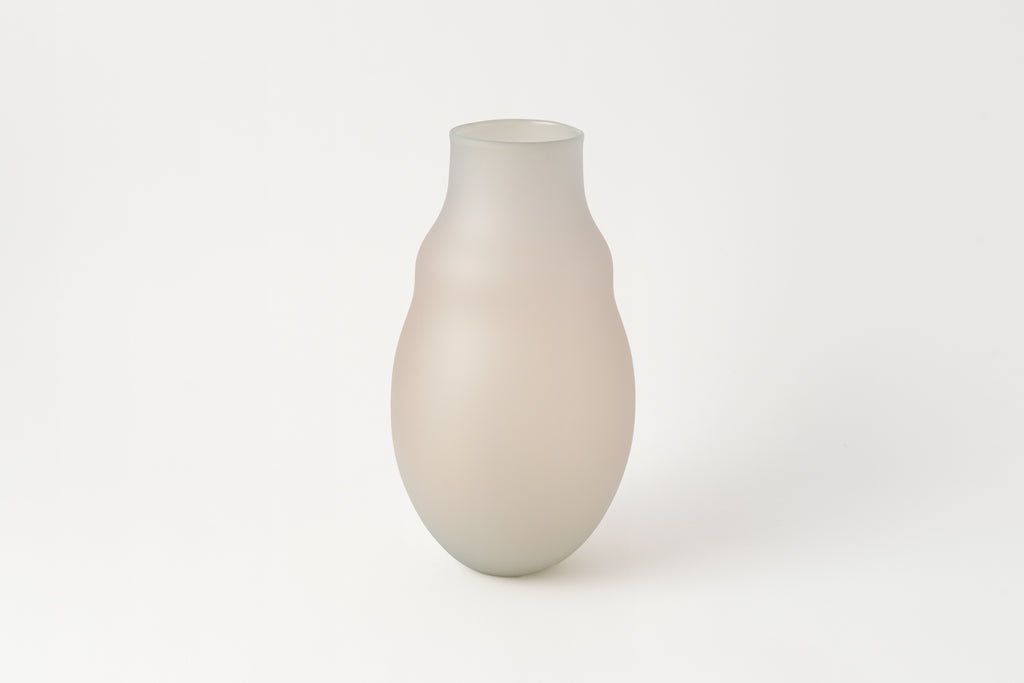 Frosted Glass Vase Solid, XL B.