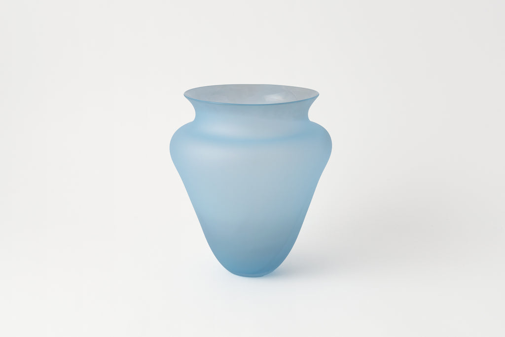 Frosted Glass Vase Solid, XL D.