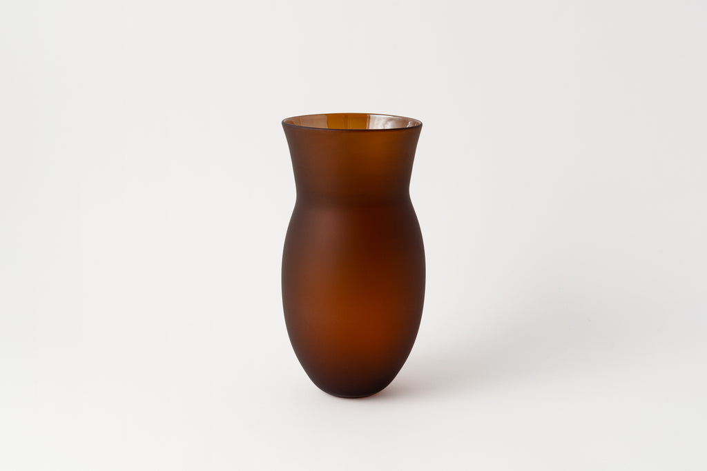Frosted Glass Vase Solid, XL C.