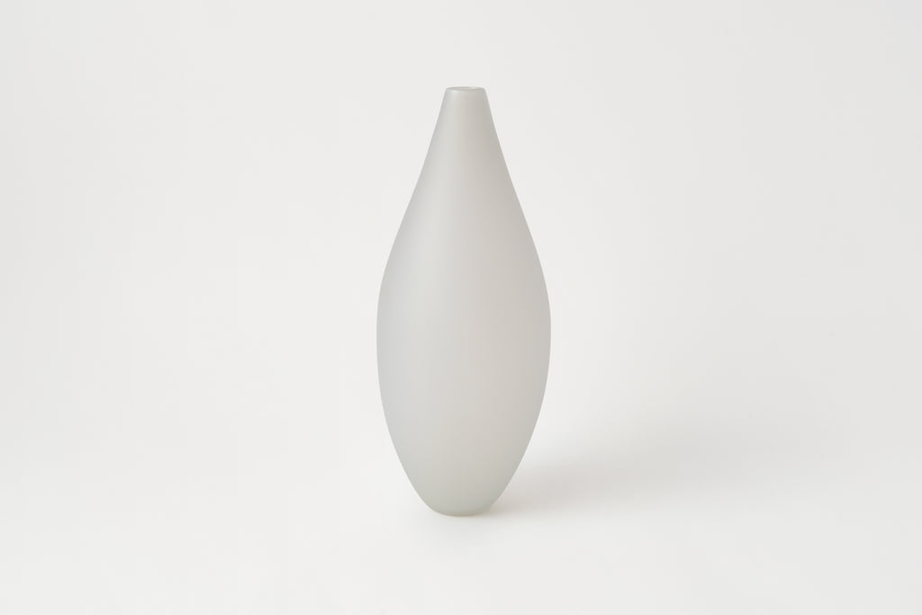 Frosted Glass Vase Solid, XL A.