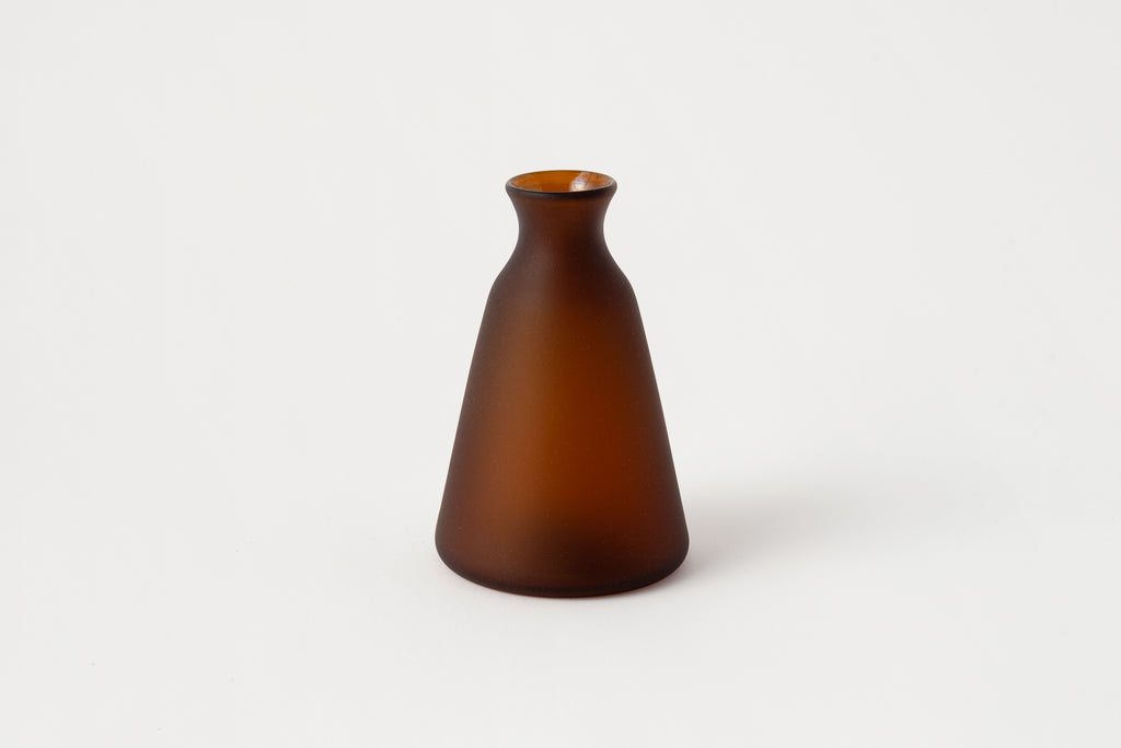 Frosted Glass Vase Solid, Small A.