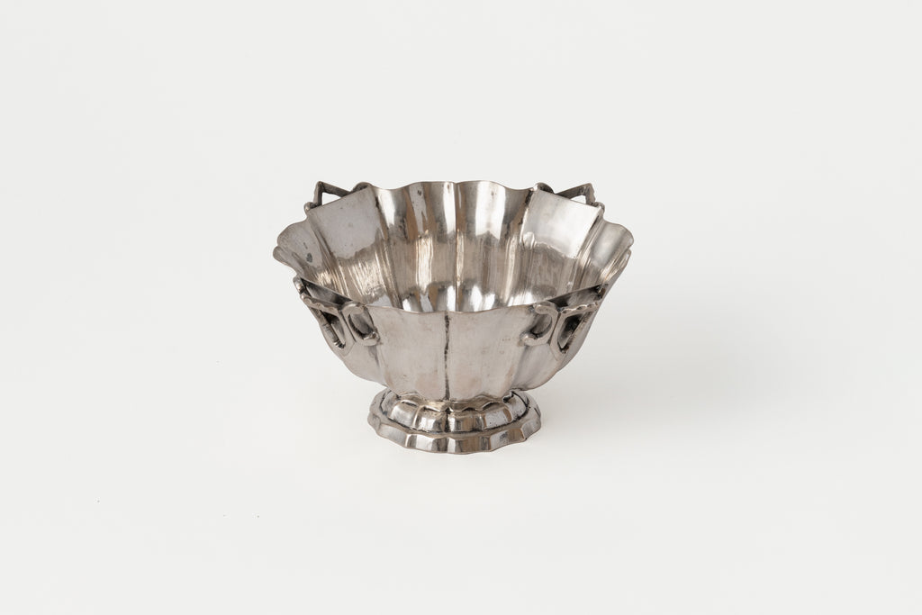 Antique 18th Century Venetian Silver Footed Dish