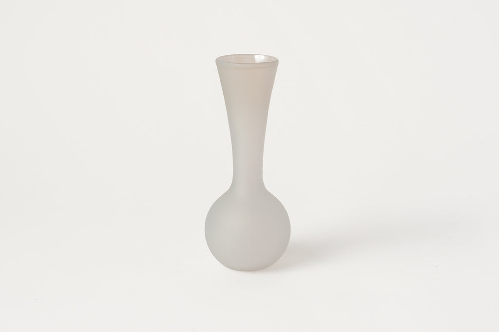 Frosted Glass Vase Solid, Small C.