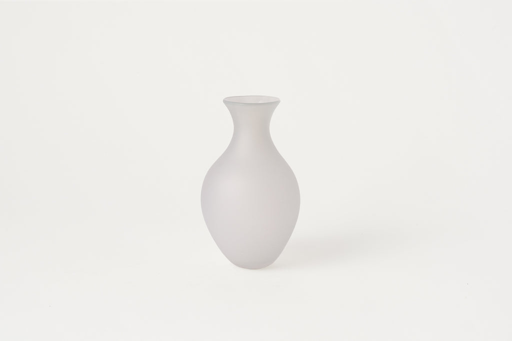 Frosted Glass Vase Solid, Small B.