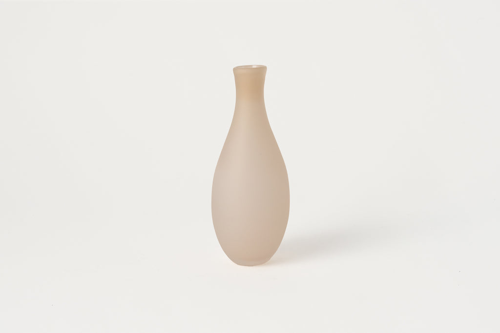 Frosted Glass Vase Solid, Mini C.