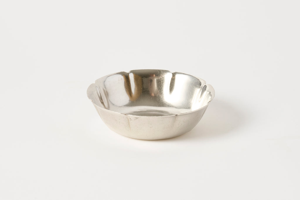 Gio Ponti Silver Plated Petal Gelato Bowl
