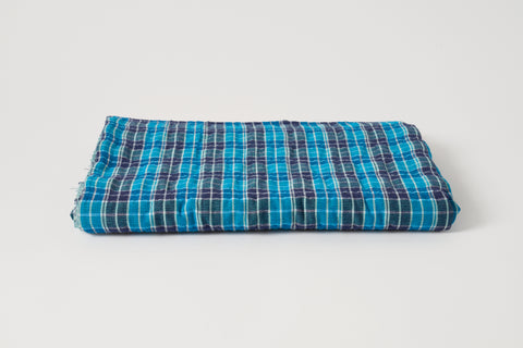 Tablecloth in Blue/Black Plaid