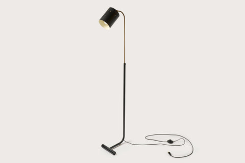 Black Eyelet Floorlamp