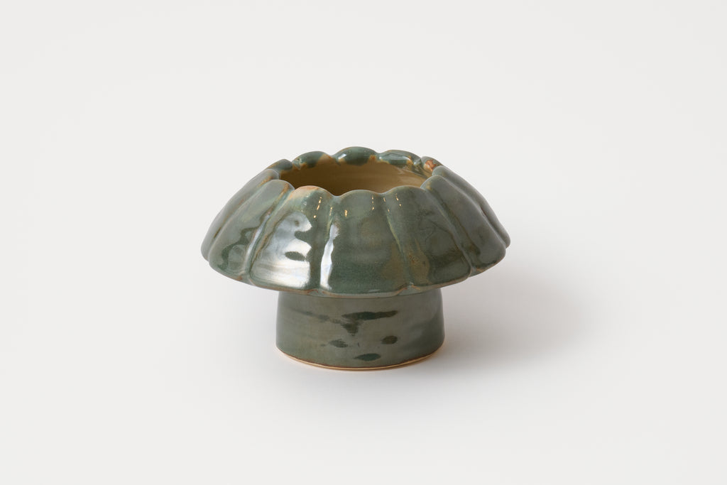 Pleated Cap Vase