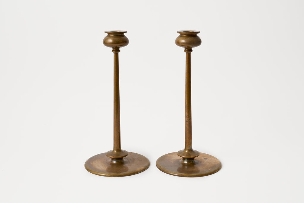 Vintage Brass Candlesticks C.