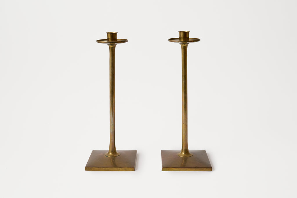 Vintage Brass Candlesticks B.