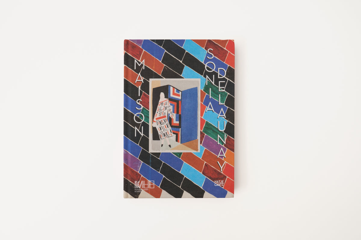 Colorful book cover with abstract design and text on a white background