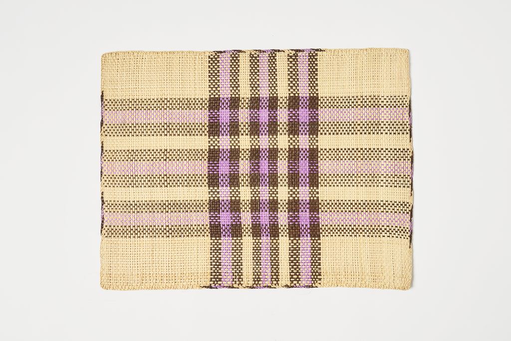 Placemat - Brown/Lilac