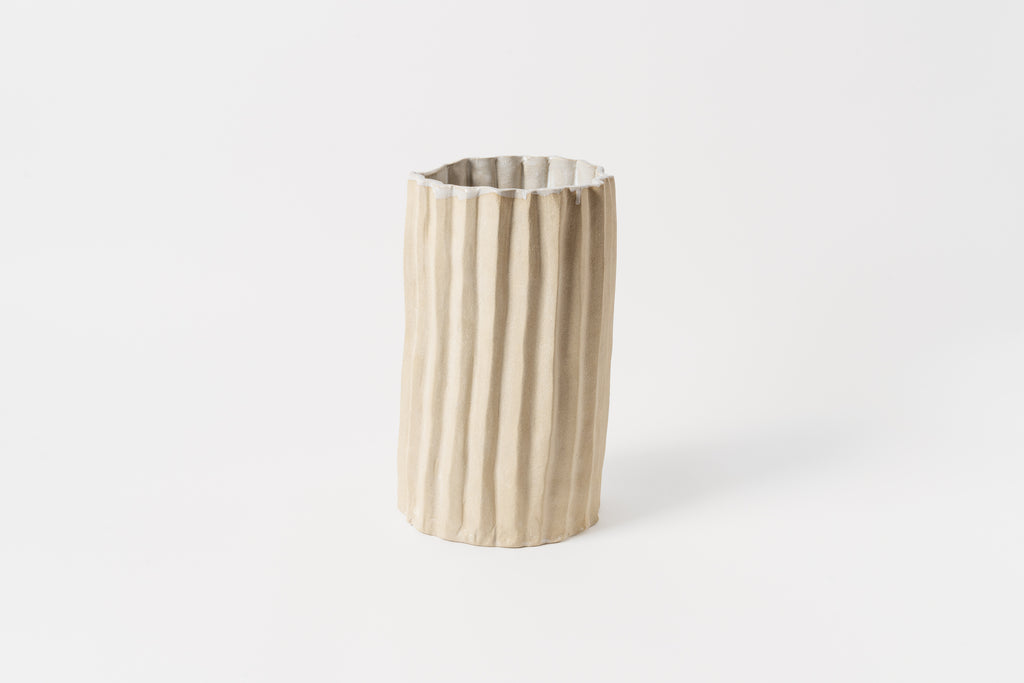 Pleated Vase 11.5"