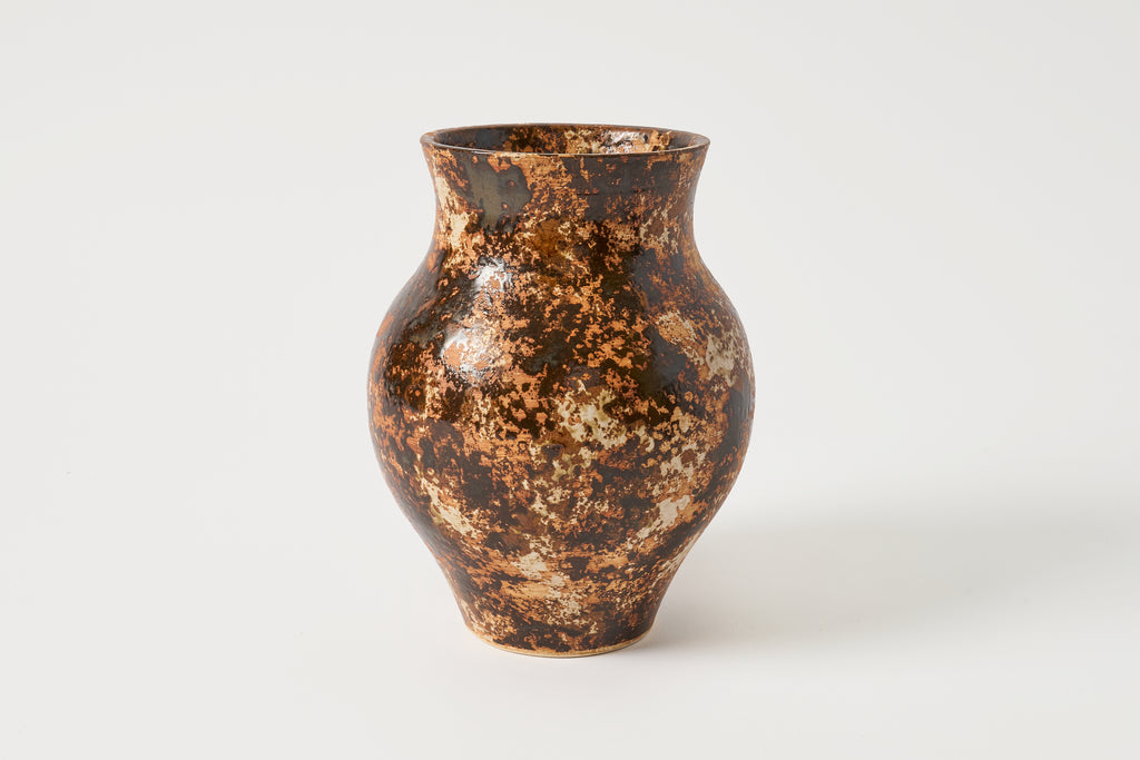 Rust on Red Vase