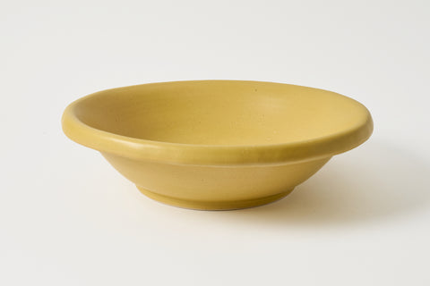 Yellow Large Rolled Rim Bowl