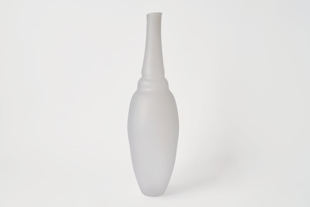 Frosted Glass Vase Solid, XL J.