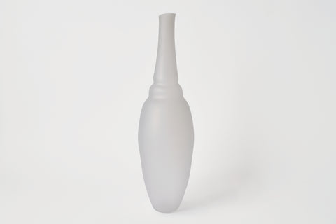 Frosted Glass Vase Solid, XL J.